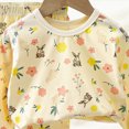 thumbnail image 6 of masbird Toddler Kids Pajamas 2pcs Long Sleeves Pjs Sets Print PJs for Girls Boys Fall Winter Sleepwear 6-12 Months 12-24 Months 2t 3t 4t 5t 6t 7t 8t 9t Children(Gold,18-24 M), 6 of 6