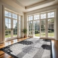 thumbnail image 2 of CAMILSON Spring Exotic Tropical Easy-Cleaning Non-Shedding Washable Outdoor Indoor Area Rug Gray 10x14, 2 of 11