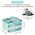 thumbnail image 5 of Shark Travel Portable Square Jewelry Box Earring Organizer Necklace Holder Bracelet Holder Display Case Decorative Box Jewelry, 5 of 6