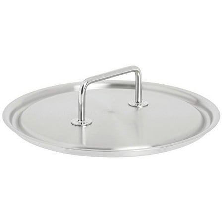 Vollrath 11.8" Saucepan Cover - Solid Loop Handle, 18-ga Stainless