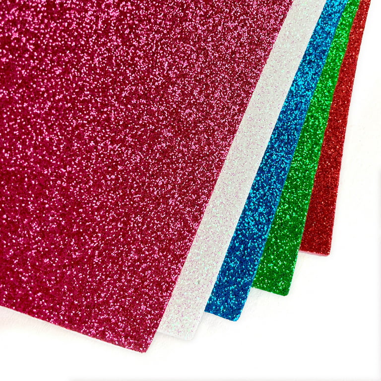 Glitter Foam Sheets For Crafts and Card Making Party Decorations, Diy Crafts  (Assorted Colors)