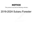 thumbnail image 2 of Transit Auto Rear Disc Brake Rotors and Semi-Metallic Pads Kit for Car Subaru Forester Crosstrek K8S-103578, 2 of 11