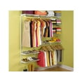 Rubbermaid Configurations White 3 6 ft. Deluxe Closet Kit