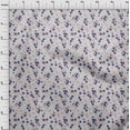 thumbnail image 4 of oneOone Rayon Medium Blue Fabric Floral Retro Sewing Craft Projects Fabric Prints By Yard 56 Inch Wide, 4 of 5