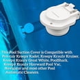 thumbnail image 4 of HUJIANN GW9530 Pool Suction Fitting - Universal Rotating Vacuum Lock Adapter for Hayward Systems, White (PVC, Durable Pool Maintenance Accessory) (1 Pack) KY618-1297, 4 of 8