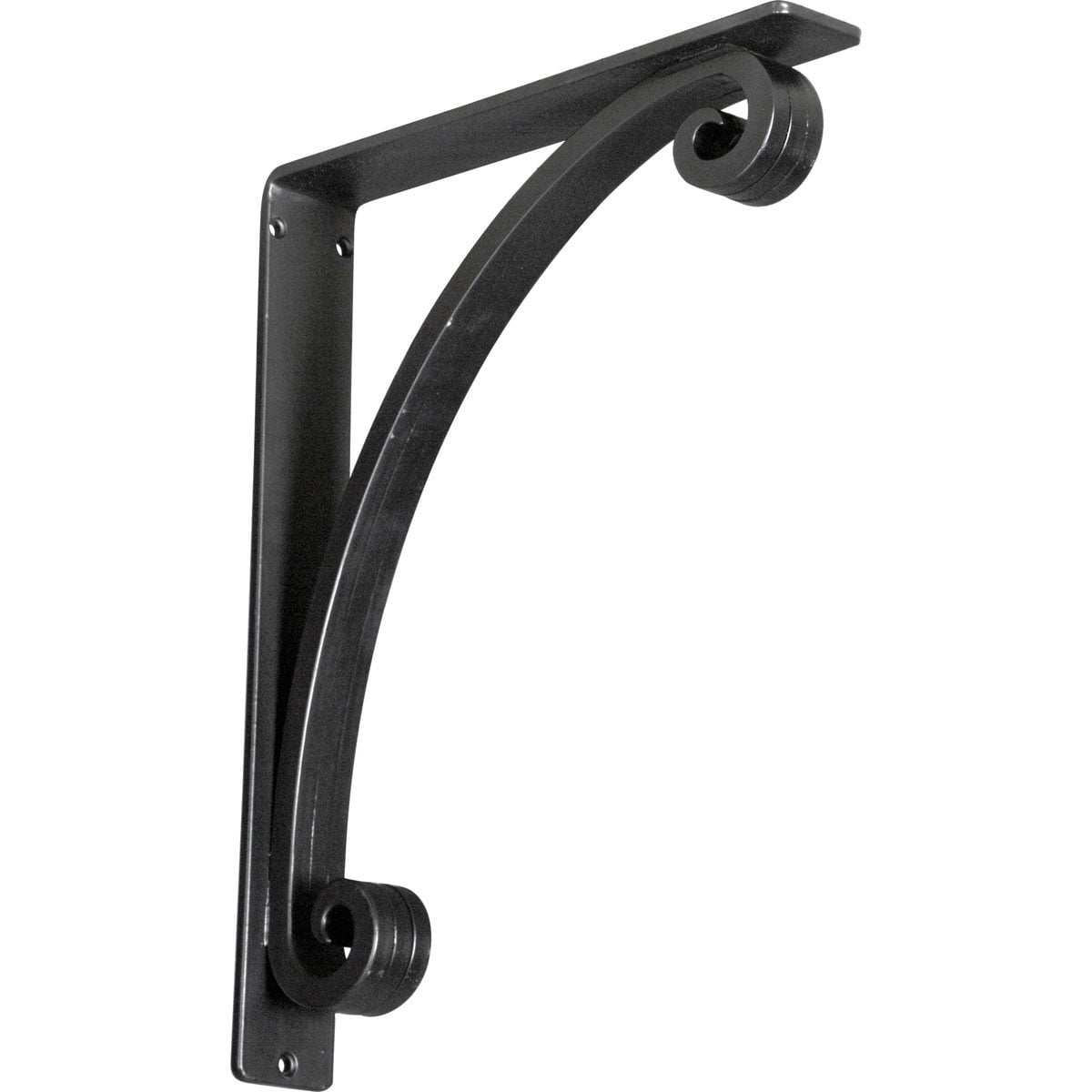 2"W x 12"D x 15"H Legacy Wrought Iron Bracket, (Triple center brace
