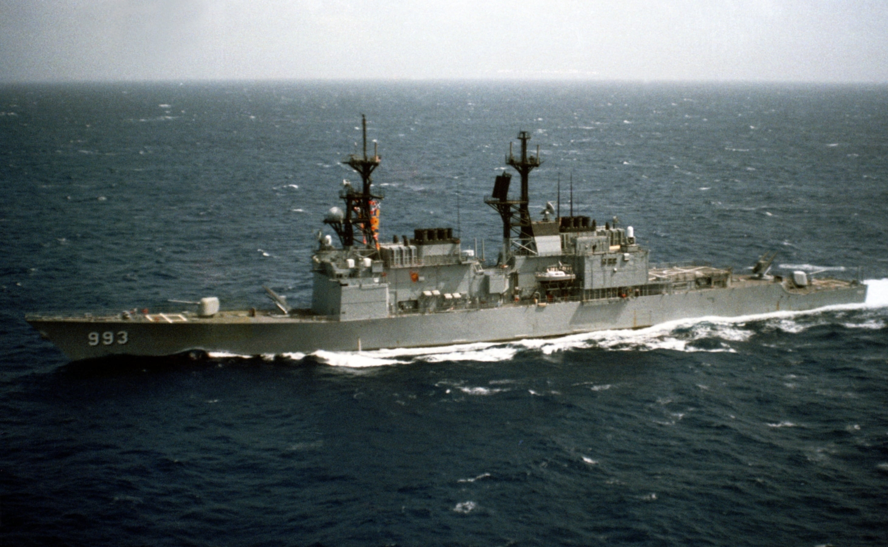 The U S Navy Guided Missile Destroyer USS Kidd DDG 993 Underway In the-u-s-navy-guided-missile-destroyer-uss-kidd-ddg-993-underway-in