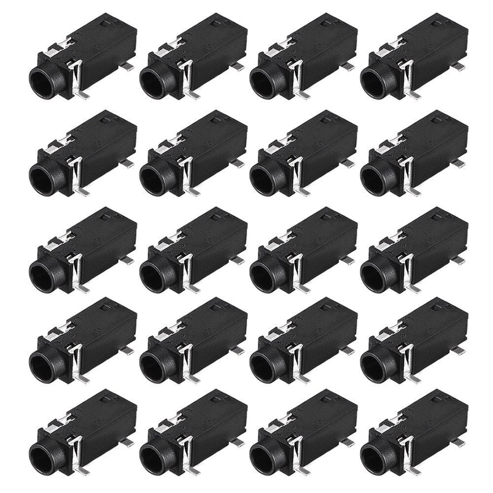 3.5 mm Audio Jack Connector PCB Mount Female Socket 5Pin PJ328 20pcs