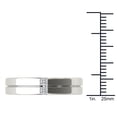 thumbnail image 4 of 1/4 Carat T.W. Diamond Men's 14kt White Gold Wedding Band, 4 of 4