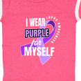 thumbnail image 4 of Inktastic I Wear Purple For Myself Lupus Awareness Boys or Girls Baby Bodysuit, 4 of 5