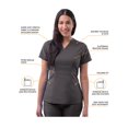 thumbnail image 3 of Adar Pro Scrubs For Women - Tailored Peplum Scrub Top, 3 of 6