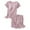 pink, variant on Women's Pajama 2PCS Sets, Soft Solid Color Lounge Sleepwear Short Sleeve Tops with Built in Bra Shorts Outfits Pjs Sets with Pocket, Multicolor, M-3XL
