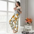 thumbnail image 6 of Picia Giraffes Head Womens Soft Woven Cotton Elastic Waistband Sleep Pajama Pant Lounge Sleep Pant With Pockets And Drawstring-Small, 6 of 9