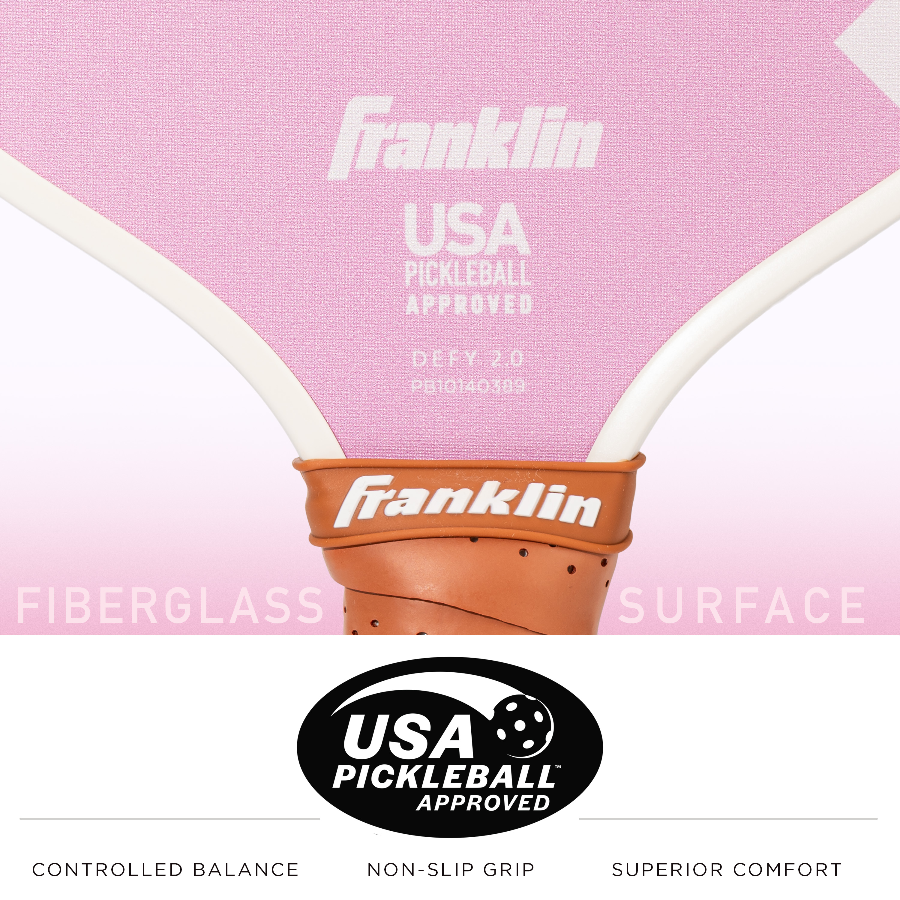 Franklin Sports Defy Pickleball Paddle, Pink photo 4