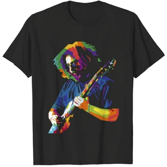 Retro Jerry Garcia T-Shirt Unisex Short Sleeve T-Shirt All Sizes S To 5Xl Gift F