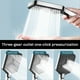 thumbnail image 3 of Cabezal de Ducha Plateado de 3 Modos, Spa, Lluvia, Mezclador de Baño Portátil de Alta Presión, Accesorios para Grifos, Juego de Artículos de Baño para Acampar, 3 of 5