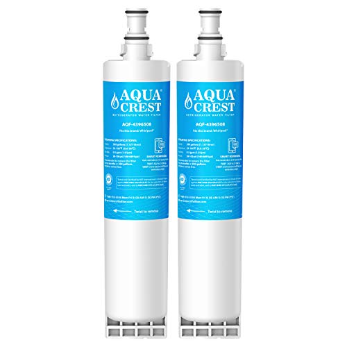 AQUACREST 4396508 Refrigerator Water Filter, NSF 42 Certified to reduce