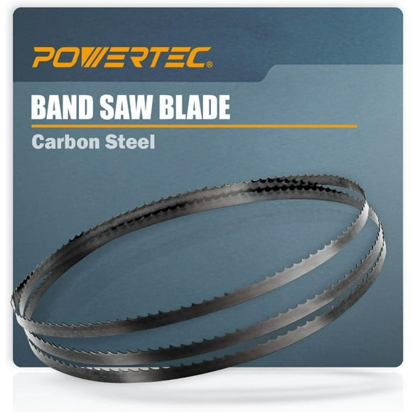 56-1/8 Inch Bandsaw Blades, 1/4" x 6 TPI Band Saw Blades for Delta 28-180, 28-185, Pro-Tech and Ohio forge 3-Wheel 10" Band Saw for Woodworking, 1 pack (13162)