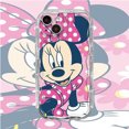 thumbnail image 1 of Creamy Texture Phone Case For Apple iPhone 13 15 Plus 14 Pro Max 12 Mini 11 7 8 SE XR X XS 6 6S Luxury Cover Minnie Mouse Funda 04 for iPhone 14ProMax, 1 of 6