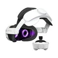 thumbnail image 1 of Courroie de Tête pour Meta Quest 3, Sangle Élite Réglable et Confortable de Remplacement Compatible avec Oculus Quest 3, Accessoires de Casque VR à Coussin Doux pour Meta Quest 3, Immersion de Jeu Améliorée, 1 of 6