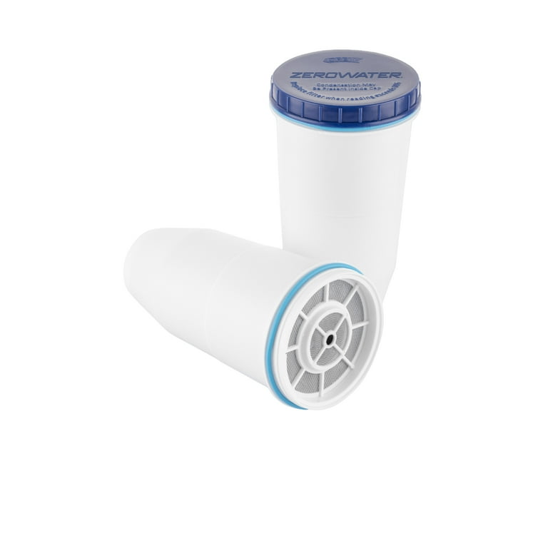 ZeroWater 5-Stage Water Filter Replacement, 2 Pack, Fits Pitchers