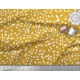 thumbnail image 3 of Soimoi Gold polyester Crepe Fabric Cow Animal Skin Print Fabric by the Yard 42 Inch Wide, 3 of 3