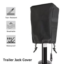 AUTOXBERT Electric Tongue Jack Cover Waterproof for RV Travel Trailer Camper Universal