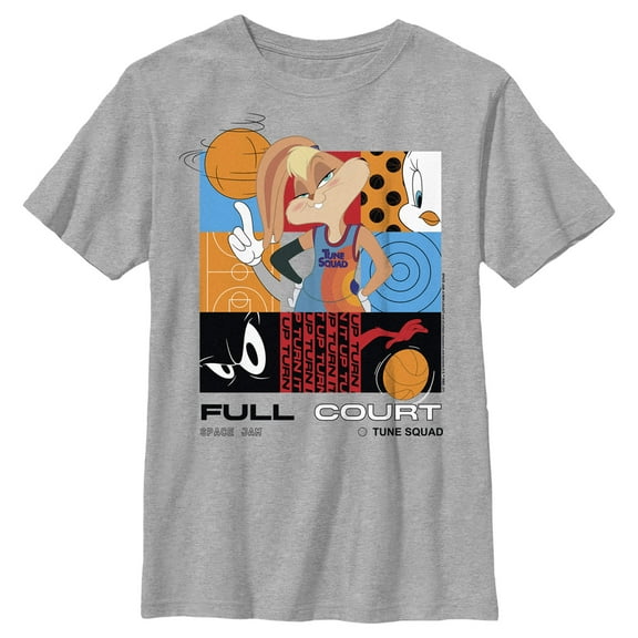 Boy's Space Jam: A New Legacy Lola Bunny Full Court  Graphic Tee Athletic Heather Medium