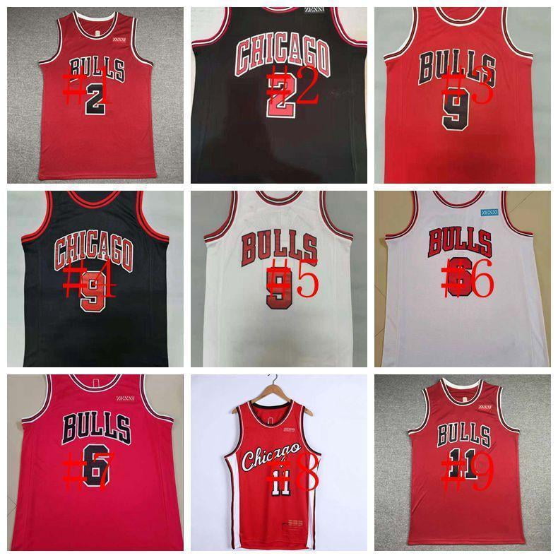 NBA_ ''nba''JerseysBasketball Jersey Chicagos Bulls's Zach Lavine Lonzo  Ball Nikola Vucevic Demar Derozan Michael Jordon Scottie Pippen Dennis 