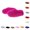 Hot Pink, variant on Womens Fuzzy Mules Closed Toe Fluffy Mules Slippers Thick Sole Soft Plush Warm Indoor Outdoor Slip On Shoes