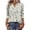 Beige, variant on Women's Fashion Casual Retro Floral V-Neck Decorative Button Three-Quarter Sleeve T-Shirt Top, Elegant Blouse for Women,Red,XL