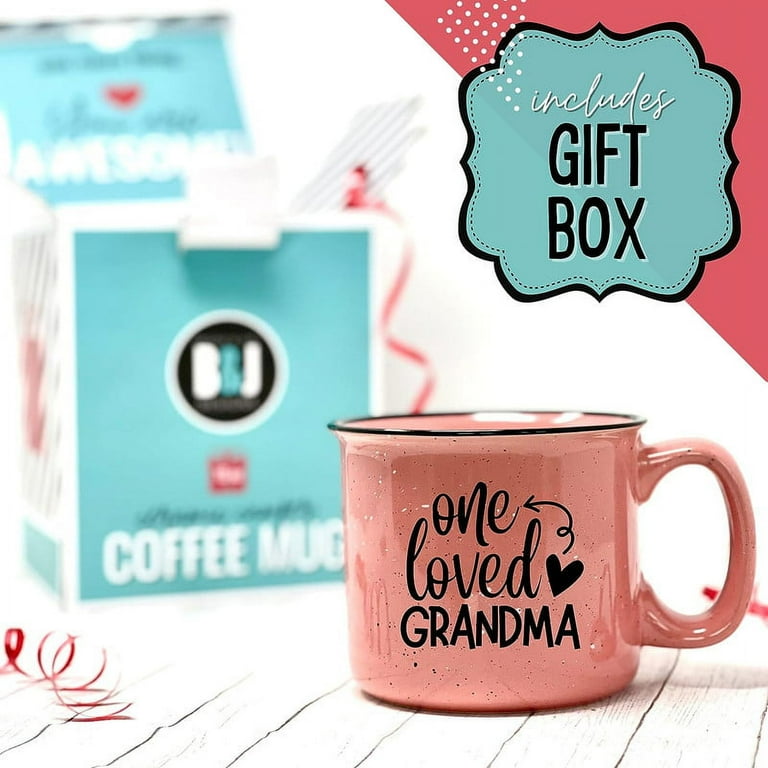 Cute Funny Coffee Mug for Grandma - One Loved Grandma - Unique Fun Gifts  for Grandmother, Grandma from Grandkids - Coffee Cups & Mugs with Quotes -  Walmart.com