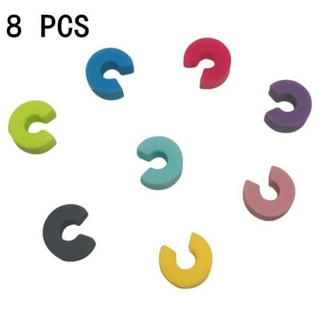 

24Pcs Silicone Red Wine Glass Identification Marker Charm Shot Glass Cup Labels Tag Signs Party Food
