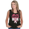 thumbnail image 4 of Support I Won Breast Cancer Awareness Tank Top Tee Shirt Women Brisco Brands M, 4 of 6