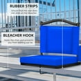 thumbnail image 5 of Stadium Seats with Back Support and Thick Cushion Bleacher Seats with Backs and Cushion Wide, Stadium Chairs Include Shoulder Strap and Pocket, Perfect for Sports Events, 5 of 14