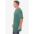thumbnail image 3 of KingSize Men's Big & Tall Shrink-Less Lightweight Longer-Length Crewneck T-Shirt, 3 of 6