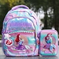 thumbnail image 2 of Mochila escolar Smiggle Mermaid de Disney Australia original, papelería, estuche para bolígrafos para estudiantes, bolsa para el almuerzo, mochila, regalo, juguetes de anime para adultos, cumpleaños, 2 of 5