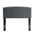 thumbnail image 3 of Modway Rebecca Performance Velvet King / California King Headboard in Charcoal, 3 of 9