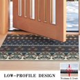 thumbnail image 3 of Boho Blue Elaborate Ethnic Pattern Door Rugs,Washable Non Slip Door Mats Indoor,Decorative Door Mats,Entry Mat Indoor for Entrance,Bedroom,Kitchen,Bathroom,17"x30", 3 of 6