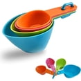 thumbnail image 1 of Juego de 4 cucharas medidoras de comida para mascotas, cuchara para perros, alimentación para gatos, 1 of 5