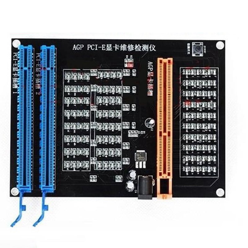 AGP PCI-E X16 Display Image Video Checker Tester Graphics Card Diagnostic Tool - Walmart.com
