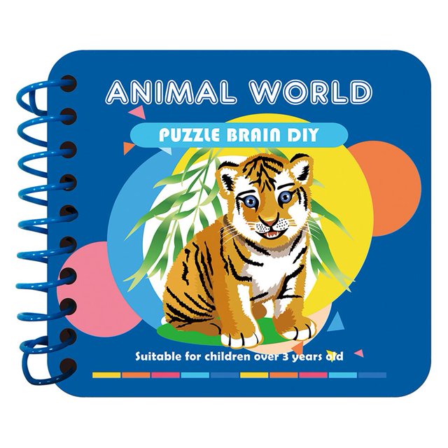 DIY diamante pintura animales forma dibujo Manual conocimiento tarjeta niños rompecabezas juguete FLhrweasw Nuevo