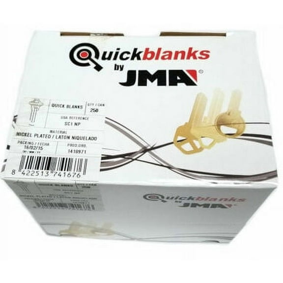 JMA SLG-3ENP-250 Key Blanks for SC1 NP 250pk