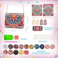 thumbnail image 3 of Wooden Diamond Art Kits for Kids Ages 4-12: Girls Gifts 8-12 Year Olds DIY 5D Painting Craft Set with Wooden Jewelry Bag, Birthday Gift for Teen Girls 9-15, 3 of 7
