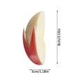 thumbnail image 2 of TIMIFIS Simulation Apple Fruit Pvc Simulation Peeled Petals Simulation Fruit Home Decor, 2 of 3