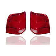 Tail Light - Eagle Eye Compatible/Replacement for '02-05 Ford Explorer (Exclude Sport/Sport-Trac) - Pair, Left Driver + Right Passenger Set - 1L2Z13404AA, 1L2Z13405AA