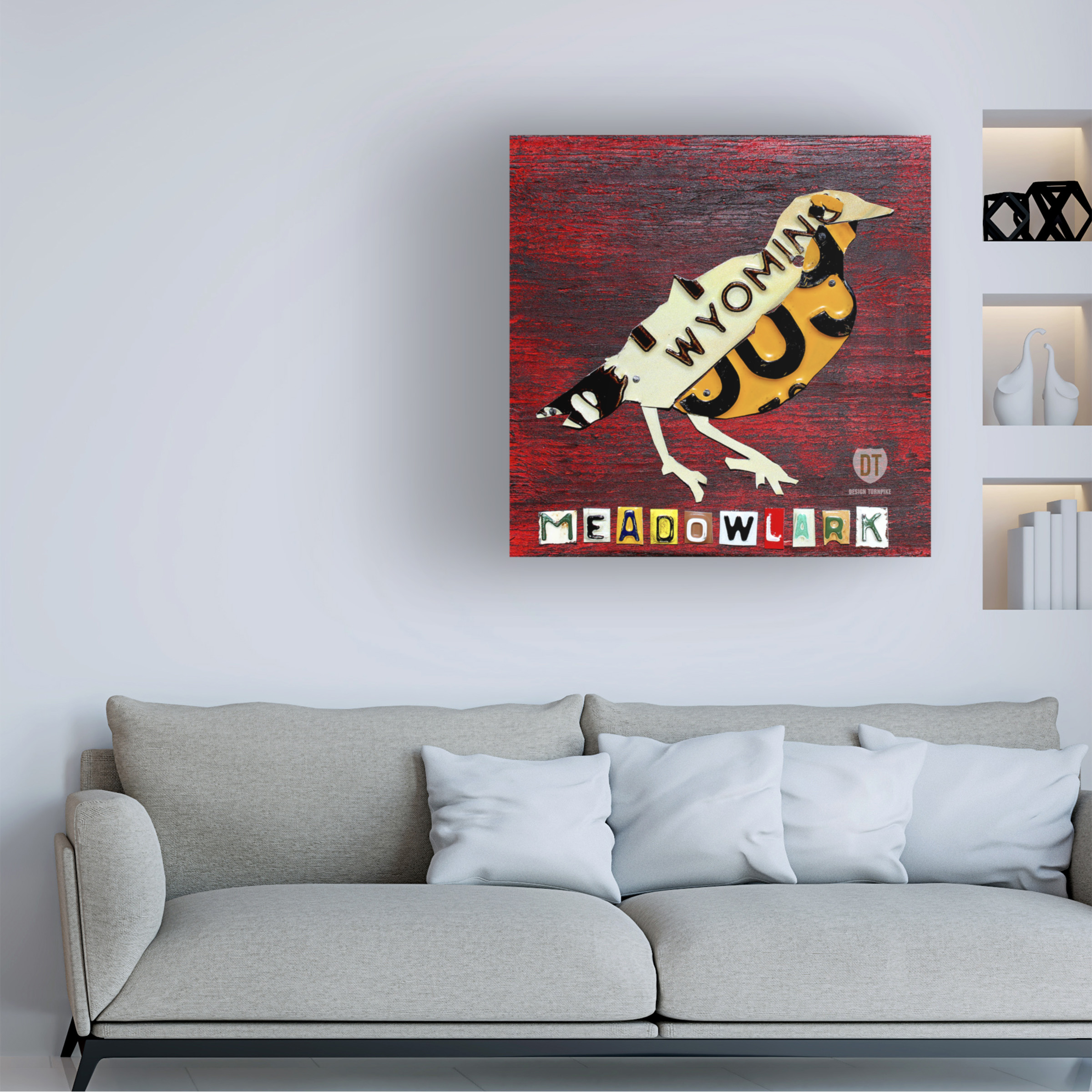 Trademark Fine Art 'Wyoming Meadowlark' Canvas Art by Design Turnpike