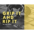 thumbnail image 2 of ArtsyQuotes 18x15 Black Ornate Wood Framed with Double Matting Museum Art Print Titled - Mathew Fraser Quote: Grip It and Rip It, 2 of 4