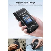 UNIWA X29 Rugged Flip GSM Cellphone 2.8 +1.77 Dual Screen Mobile Phone Big Push-Button Telephone for Elderly (Grey)