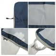 thumbnail image 3 of Unique Bargains 1 Pc Mesh Packing Cube for Luggage 9.84"x4.72"x12.99" Navy Blue, 3 of 6